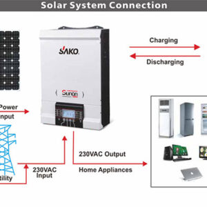 سانورتر 5 کیلووات ساکو مدل SUNON PLUS 5.5KW